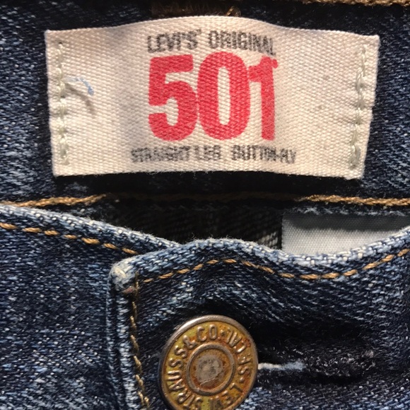 Levi's 501 31x32 straight fit button fly vintage - Picture 3 of 5